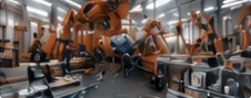 Automatisierte Fertigungslinie